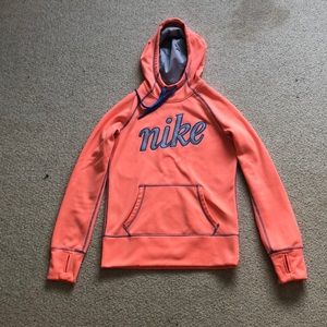 coral nike hoodie
